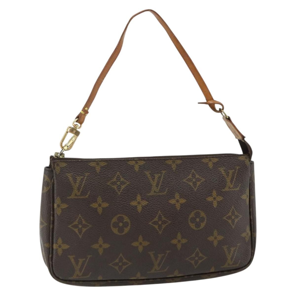 Louis Vuitton Pochette Accessoires Nm Monogram Canvas Brown Canvas Clutche & Pouche Bag (Pre-Loved)