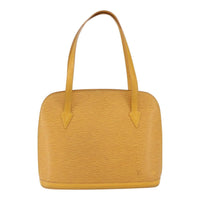 Louis Vuitton Lussac Handbag Epi Leather Yellow Leather Shoulder Bag Bag (Authentic Pre-Loved)