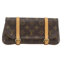 Louis Vuitton Marelle Waist Bag Monogram Canvas Brown Canvas Clutche & Pouche Bag (Authentic Pre-Loved)