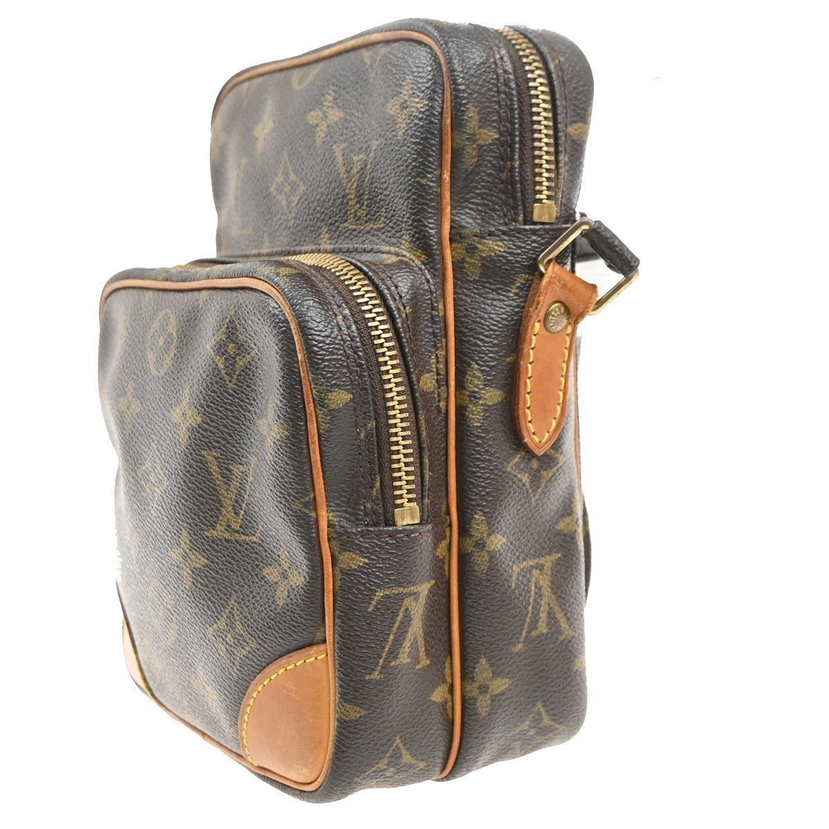 Louis Vuitton Amazone Bag Monogram Canvas Brown Canvas Shoulder Bag Bag (Authentic Pre-Loved)