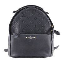 Louis Vuitton Sorbonne Backpack Monogram Empreinte Leather Black Leather Backpack Bag (Authentic Pre-Loved)