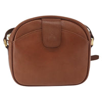 Burberry Vintage Shoulder Bag Leather Brown Leather Shoulder Bag Bag (Authentic Pre-Loved)