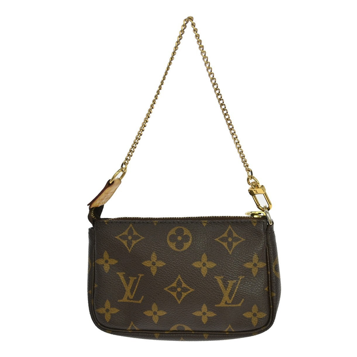 Louis Vuitton Louis Vuitton Mini Pochette Accessoires Canvas Brown Canvas Clutche & Pouche Bag (Authentic Pre-Loved)