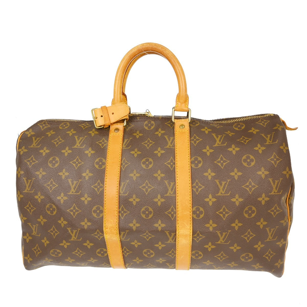 Louis Vuitton Louis Vuitton Keepall Bag Monogram Canvas Brown Canvas Travel Bag Bag (Pre-Loved)