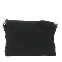 Gucci Vintage Flap Crossbody Bag Nylon Black Nylon Shoulder Bag Bag (Authentic Pre-Loved)