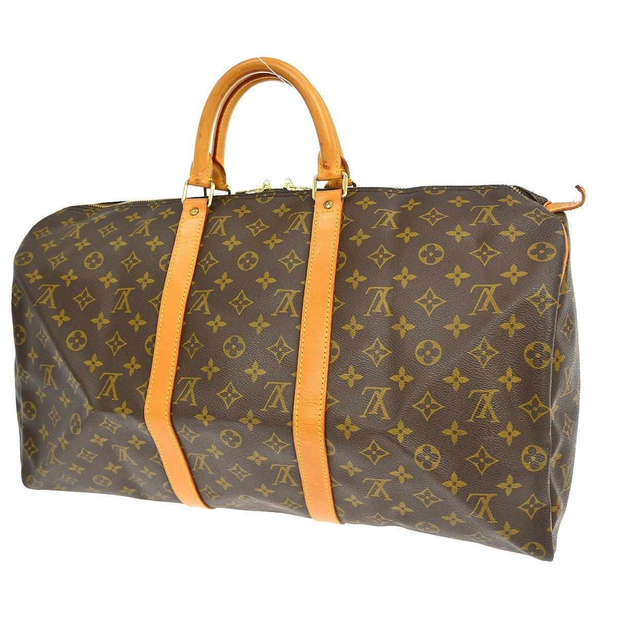 Louis Vuitton Louis Vuitton Keepall Bag Monogram Canvas Brown Canvas Travel Bag Bag (Pre-Loved)