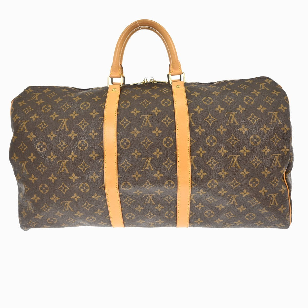 Louis Vuitton Louis Vuitton Keepall Bag Monogram Canvas Brown Canvas Travel Bag Bag (Pre-Loved)