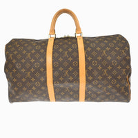 Louis Vuitton Louis Vuitton Keepall Bag Monogram Canvas Brown Canvas Travel Bag Bag (Pre-Loved)