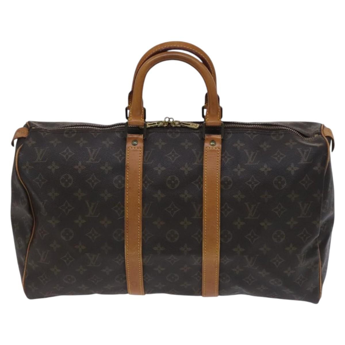Louis Vuitton Louis Vuitton Keepall Bag Monogram Canvas Brown Canvas Travel Bag Bag (Pre-Loved)