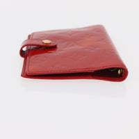 Louis Vuitton Agenda Cover Patent Leather Red Patent_Leather Toiletry Case Accessory (Authentic Pre-Loved)