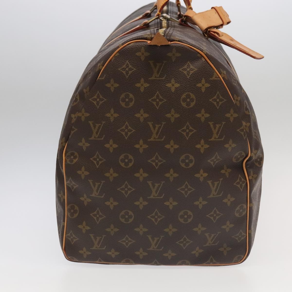 Louis Vuitton Keepall Bag Monogram Canvas Brown Canvas Travel Bag Bag (Pre-Loved)