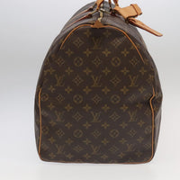 Louis Vuitton Keepall Bag Monogram Canvas Brown Canvas Travel Bag Bag (Pre-Loved)