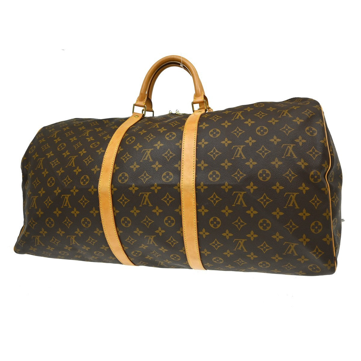 Louis Vuitton Louis Vuitton Keepall Bag Monogram Canvas Brown Canvas Travel Bag Bag (Authentic Pre-Loved)