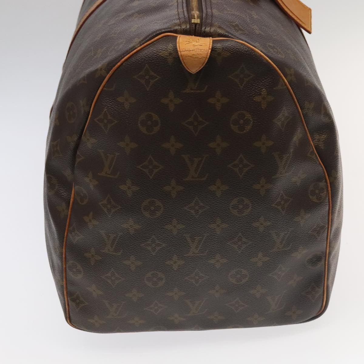 Louis Vuitton Keepall Bag Monogram Canvas Brown Canvas Travel Bag Bag (Authentic Pre-Loved)