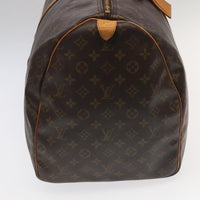 Louis Vuitton Keepall Bag Monogram Canvas Brown Canvas Travel Bag Bag (Authentic Pre-Loved)