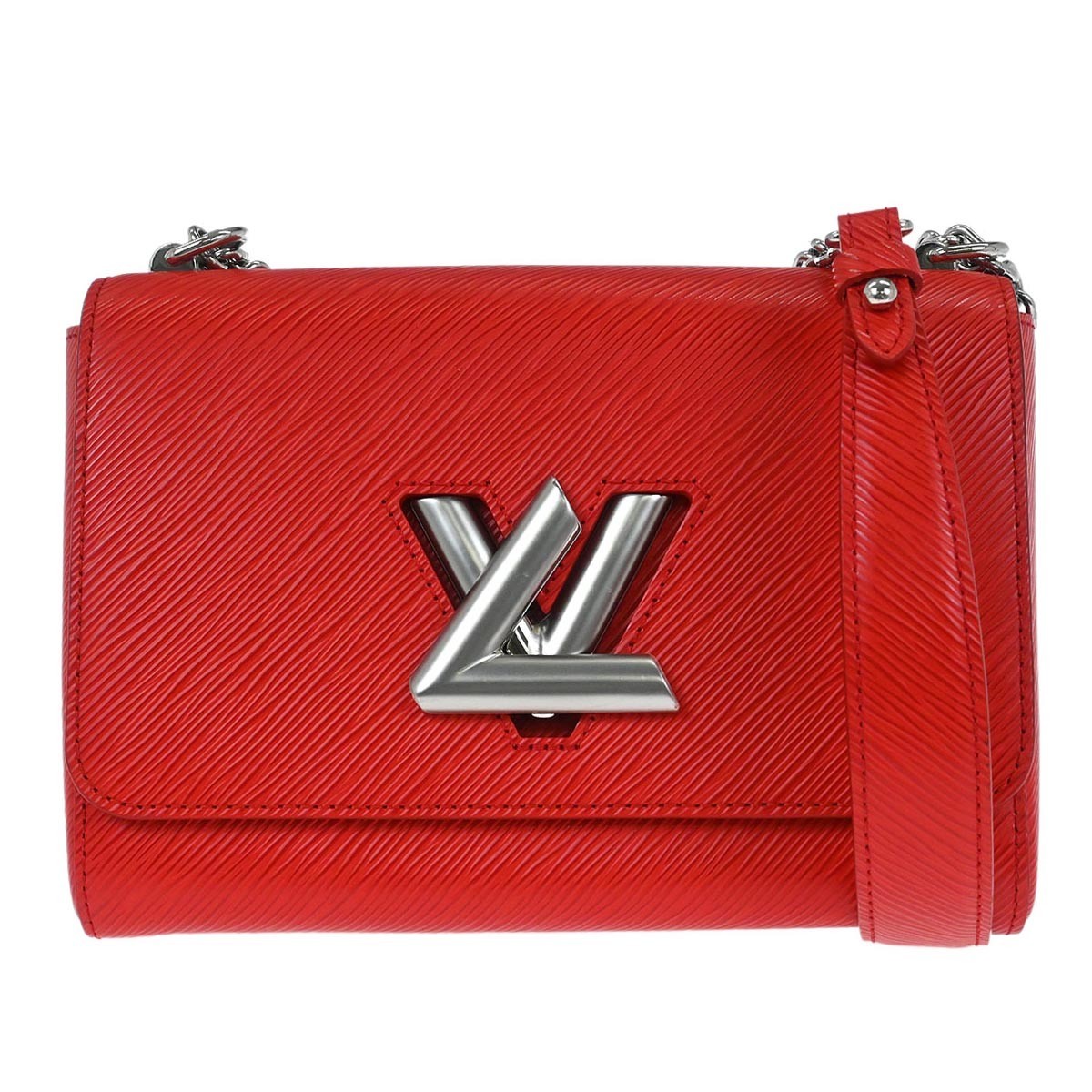 Louis Vuitton Twist Handbag Epi Leather Red Leather Shoulder Bag Bag (Authentic Pre-Loved)