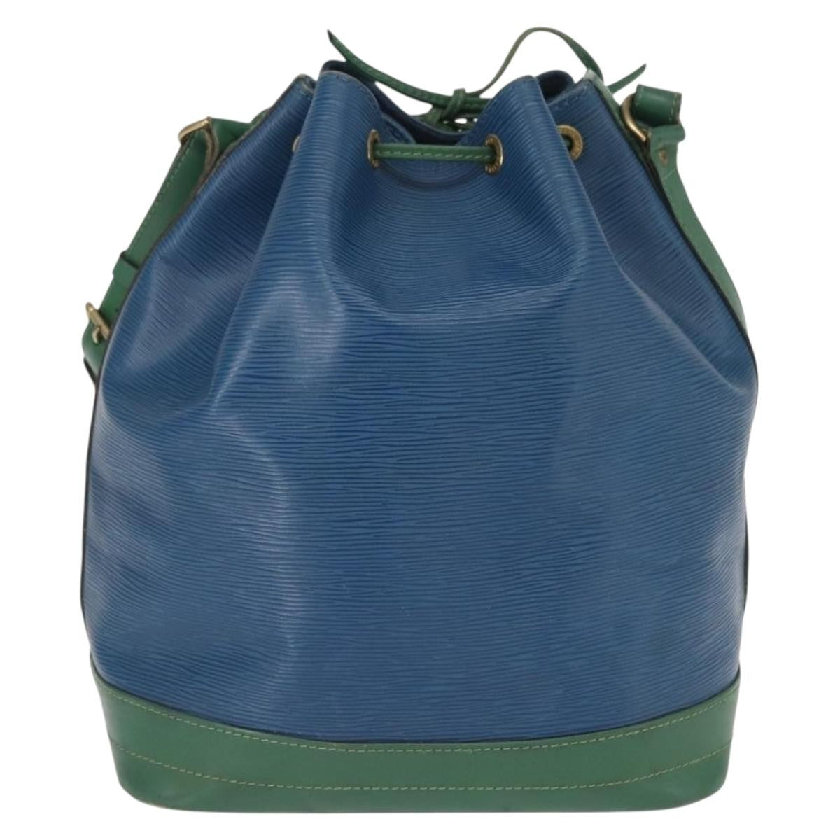 Louis Vuitton Bicolor Noe Handbag Epi Leather Blue Leather Shoulder Bag Bag (Pre-Loved)