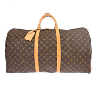 Louis Vuitton Louis Vuitton Keepall Bag Monogram Canvas Brown Canvas Travel Bag Bag (Authentic Pre-Loved)