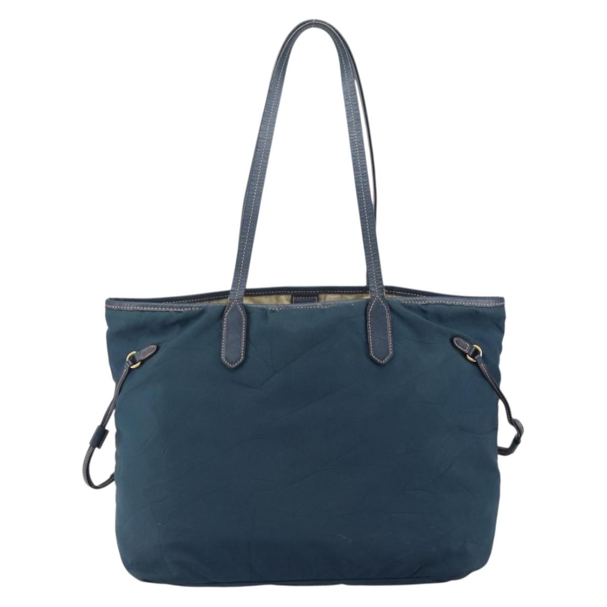 Prada Prada Vintage Tote Tessuto Navy Nylon Tote Bag Bag (Pre-Loved)
