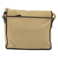 Prada Vintage Shoulder Bag Canvas Beige Canvas Shoulder Bag Bag (Authentic Pre-Loved)