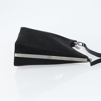 Salvatore Ferragamo Vintage Shoulder Bag Suede Black Suede Shoulder Bag Bag (Authentic Pre-Loved)