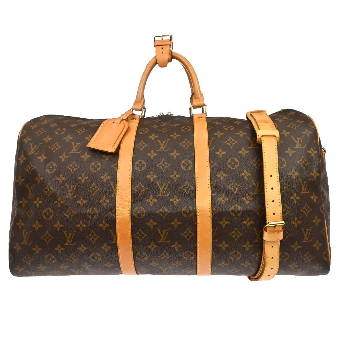 Louis Vuitton Louis Vuitton Keepall Bandouliere Bag Monogram Canvas Brown Canvas Travel Bag Bag (Pre-Loved)