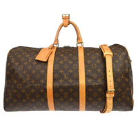 Louis Vuitton Louis Vuitton Keepall Bandouliere Bag Monogram Canvas Brown Canvas Travel Bag Bag (Pre-Loved)