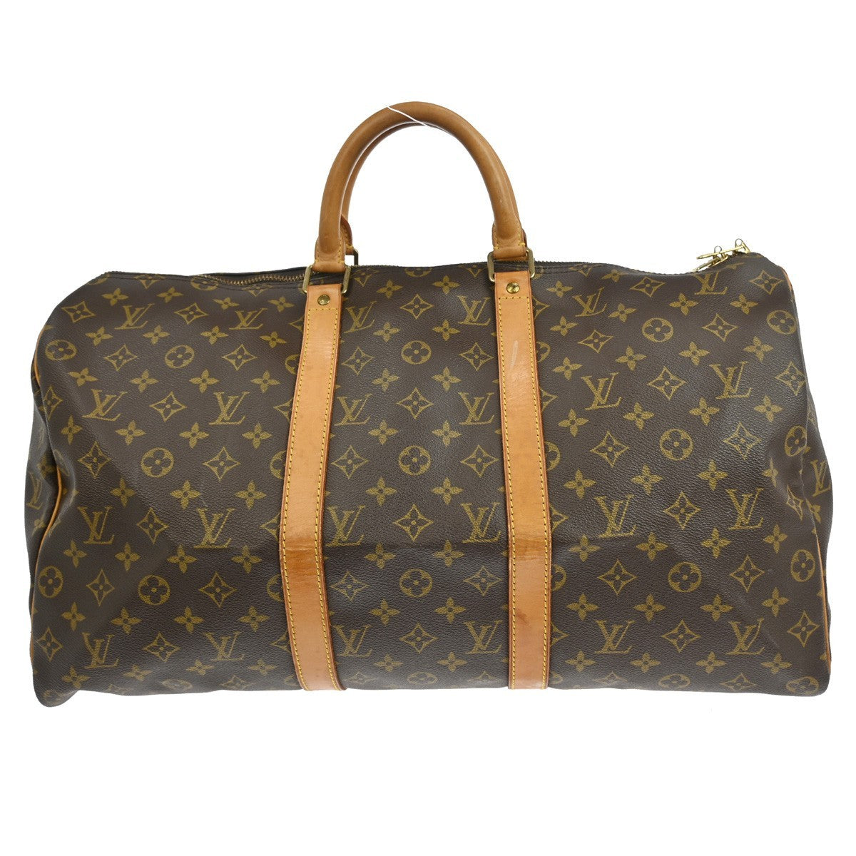 Louis Vuitton Louis Vuitton Keepall Bag Monogram Canvas Brown Canvas Travel Bag Bag (Authentic Pre-Loved)