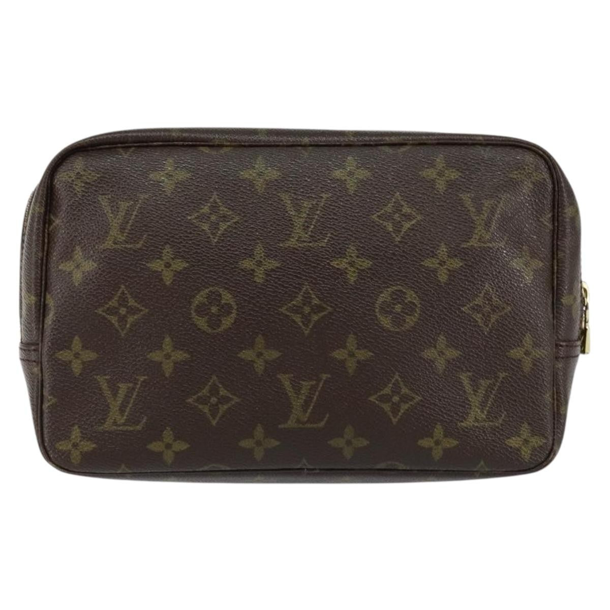 Louis Vuitton Trousse Toiletry Pouch Monogram Canvas Brown Canvas Toiletry Case Accessory (Pre-Loved)