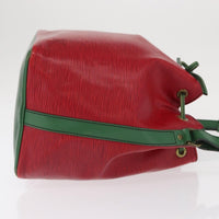 Louis Vuitton Bicolor Petit Noe Handbag Epi Leather Green Leather Shoulder Bag Bag (Authentic Pre-Loved)