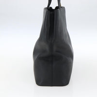 Burberry Vintage Tote Bag Leather Black Leather Tote Bag Bag (Pre-Loved)
