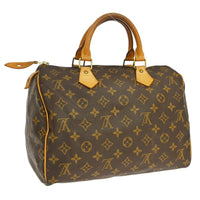 Louis Vuitton Louis Vuitton Speedy Handbag Monogram Canvas Brown Canvas Handbag (Pre-Loved)