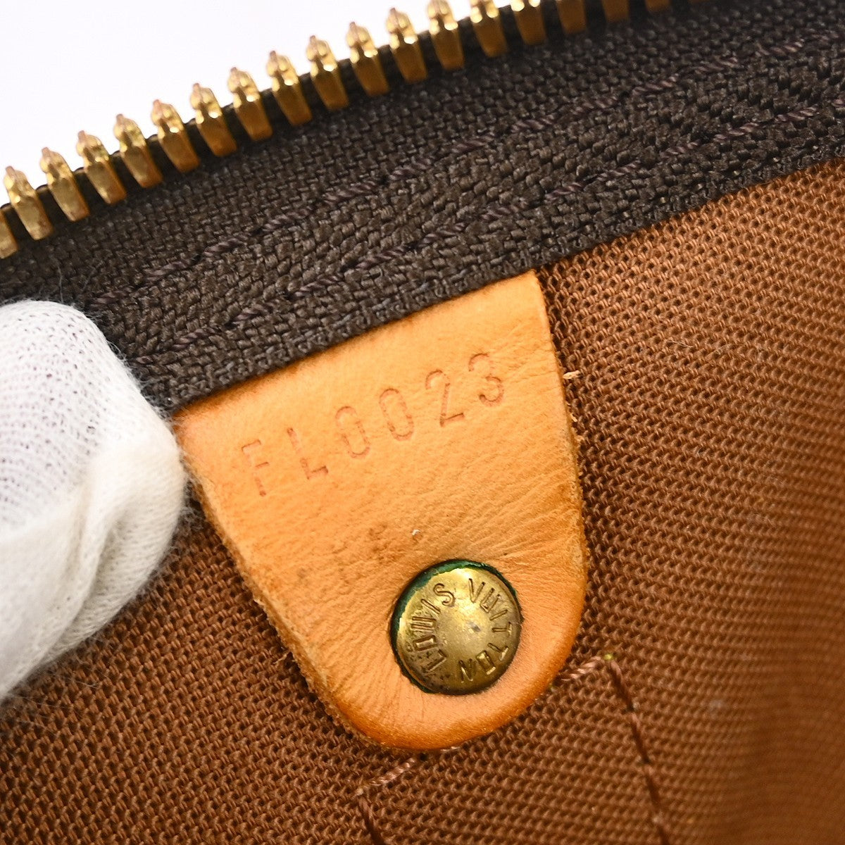 Louis Vuitton Keepall Bag Monogram Canvas Brown Canvas Travel Bag Bag (Authentic Pre-Loved)
