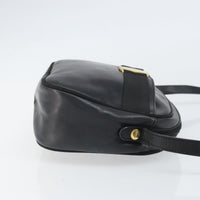Salvatore Ferragamo Vara Bow Camera Shoulder Bag Leather Black Leather Shoulder Bag Bag (Pre-Loved)