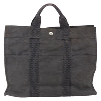 Hermes Fourre-Tout Herline Canvas Gray Canvas Tote Bag Bag (Pre-Loved)