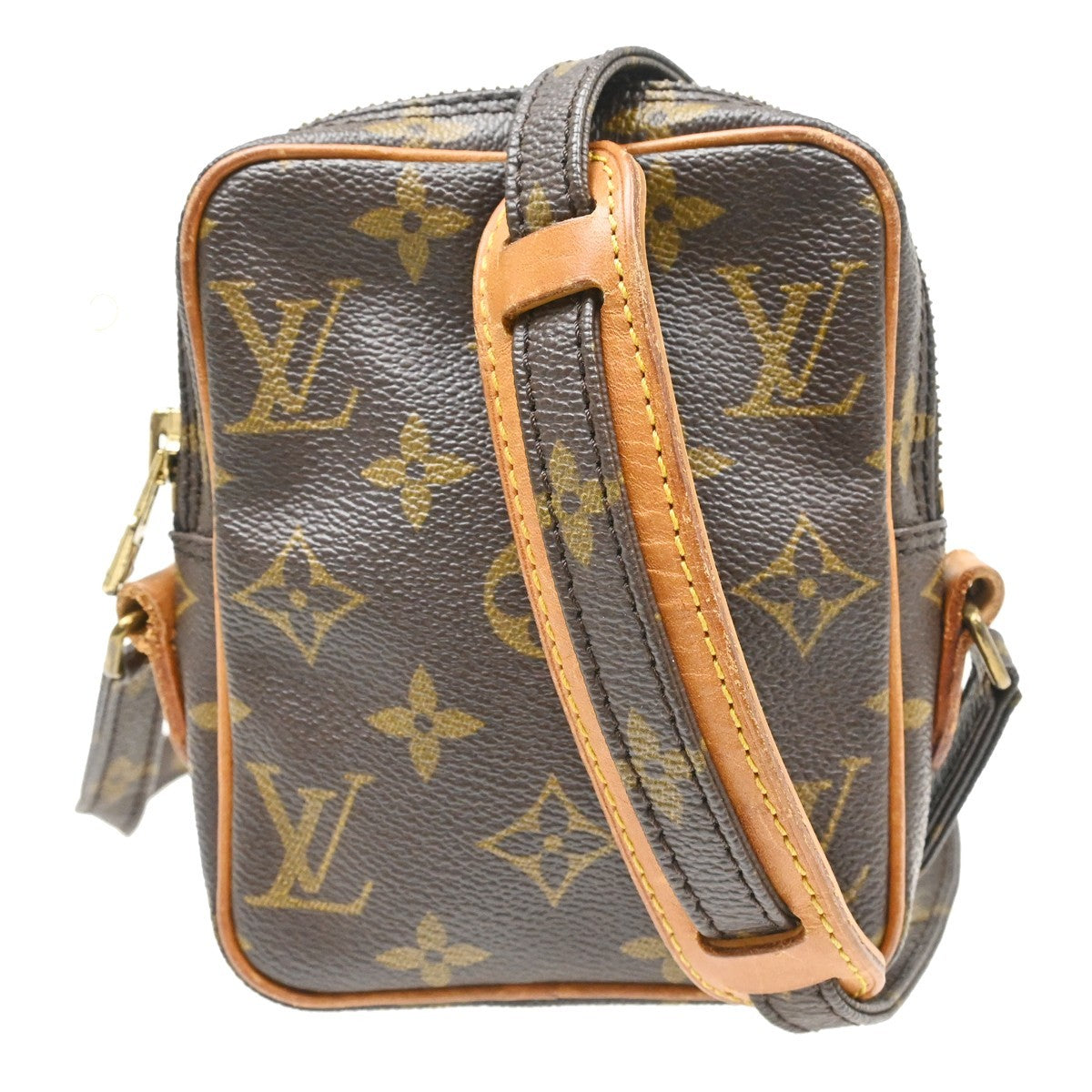 Louis Vuitton Danube Handbag Monogram Canvas Brown Canvas Shoulder Bag Bag (Pre-Loved)