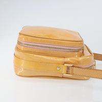Louis Vuitton Wooster Handbag Monogram Vernis Yellow Patent_Leather Shoulder Bag Bag (Authentic Pre-Loved)