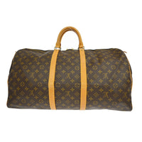 Louis Vuitton Louis Vuitton Keepall Bag Monogram Canvas Brown Canvas Travel Bag Bag (Pre-Loved)