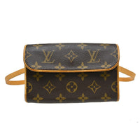 Louis Vuitton Louis Vuitton Florentine Waist Bag Monogram Canvas Brown Canvas Clutche & Pouche Bag (Authentic Pre-Loved)
