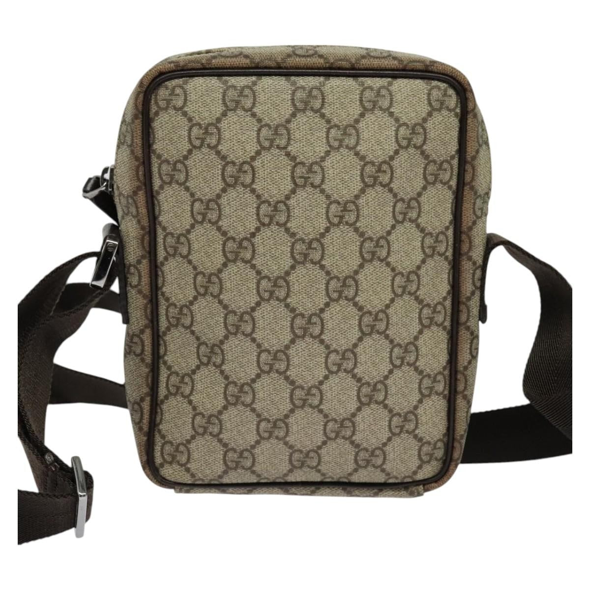 Gucci Gg Supreme Shoulder Bag Canvas Beige Canvas Shoulder Bag Bag (Authentic Pre-Loved)