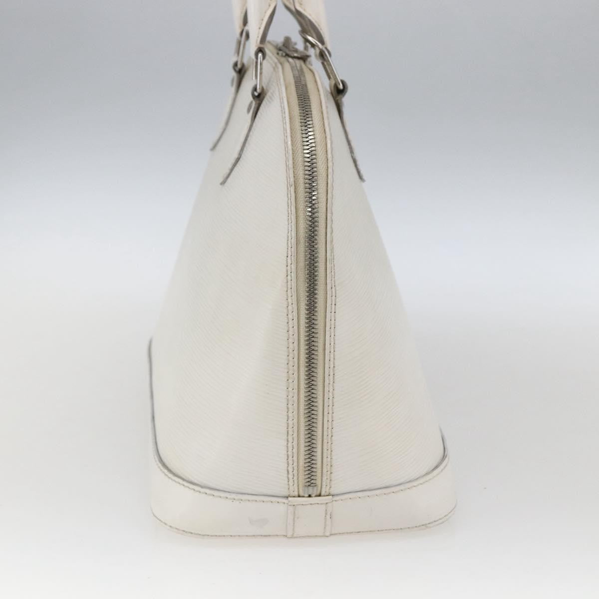 Louis Vuitton Alma Handbag Epi Leather White Leather Handbag (Authentic Pre-Loved)