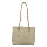 Prada Vintage Shoulder Bag Nylon And Leather White Leather Shoulder Bag Bag (Authentic Pre-Loved)