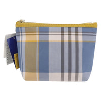 Burberry Nova Check Pochette Canvas Blue Canvas Clutche & Pouche Bag (Authentic Pre-Loved)