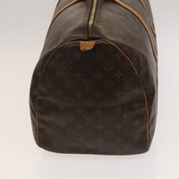 Louis Vuitton Keepall Bag Monogram Canvas Brown Canvas Travel Bag Bag (Pre-Loved)