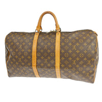Louis Vuitton Louis Vuitton Keepall Bag Monogram Canvas Brown Canvas Travel Bag Bag (Authentic Pre-Loved)
