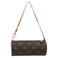 Louis Vuitton Papillon Pochette Monogram Canvas Brown Canvas Clutche & Pouche Bag (Pre-Loved)
