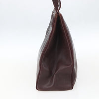 Salvatore Ferragamo Vala Tote Leather Brown Leather Tote Bag Bag (Authentic Pre-Loved)