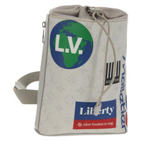 Louis Vuitton Chalk Sling Bag Limited Edition Logo Story Monogram Canvas White Canvas Shoulder Bag Bag (Authentic Pre-Loved)