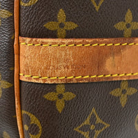 Louis Vuitton Keepall Bandouliere Bag Monogram Canvas Brown Canvas Travel Bag Bag (Authentic Pre-Loved)