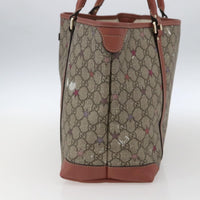 Gucci Joy Plus Tote Gg Coated Canvas With Leather Beige Canvas Tote Bag Bag (Pre-Loved)